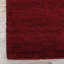Tapis en laine nouée à la main et tissés à la main - Tapis, couleur rouge foncé, conception unie, tapis antidérapants faits à la main pour le salon, la chambre à coucher-2061827208