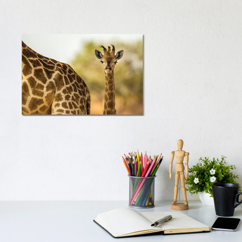 Mom And Me by Jaco Marx - Wrapped Canvas Gallery-Wrapped Canvas Giclée, 20.32 cm H x 30.48 cm W