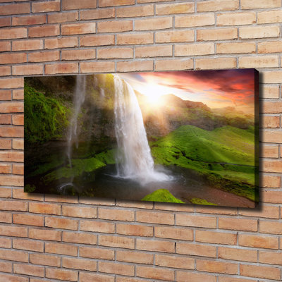 Waterfall - No Frame Print on Canvas