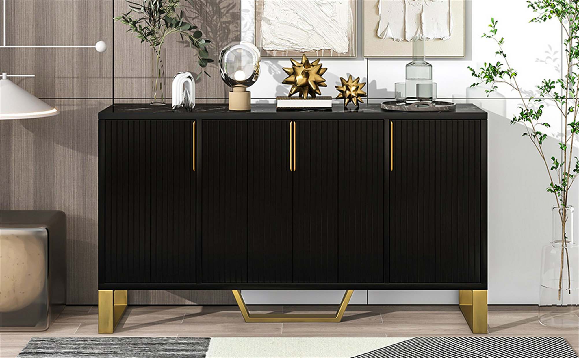 Mercer41 Trestin sideboard, sideboards and buffets, credenza with ...