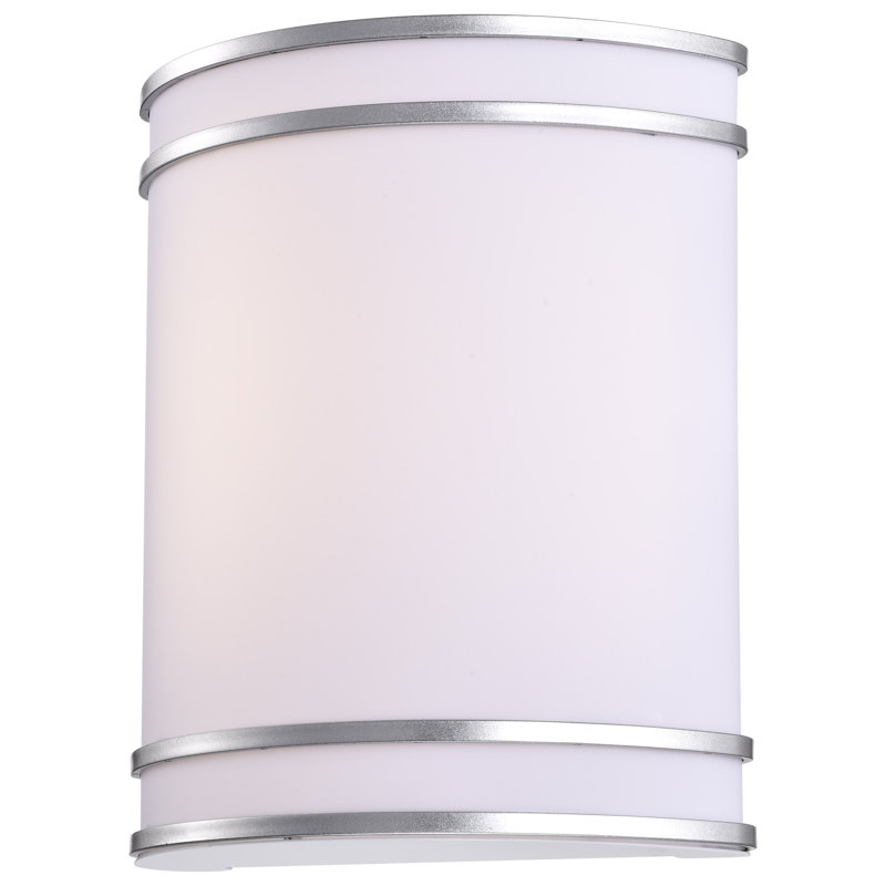 Perri LED Flush Mounted Sconce, Brushed Nickel