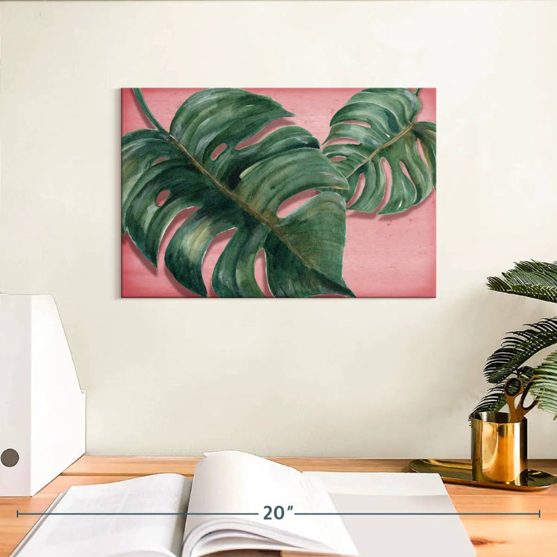 Feuilles Harnek Bright Monstera, H 8 po x l 12 po