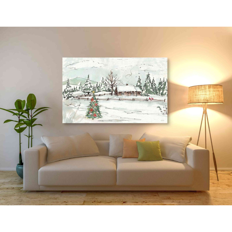 «Seasonal Charm X» par Anne Tavoletti, art mural sur toile, H 40 po x l 60 po x 1,5 po
