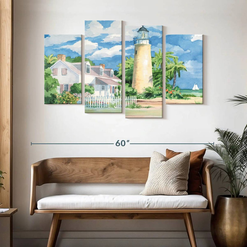 Aletra Historic Key West Lighthouse, 32" H x 52" W