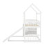 Lit superposé avec toboggan Cute House-129201478