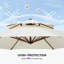 Parasol en porte-à-faux rond en bois avec base Epperly-606005847-608126245