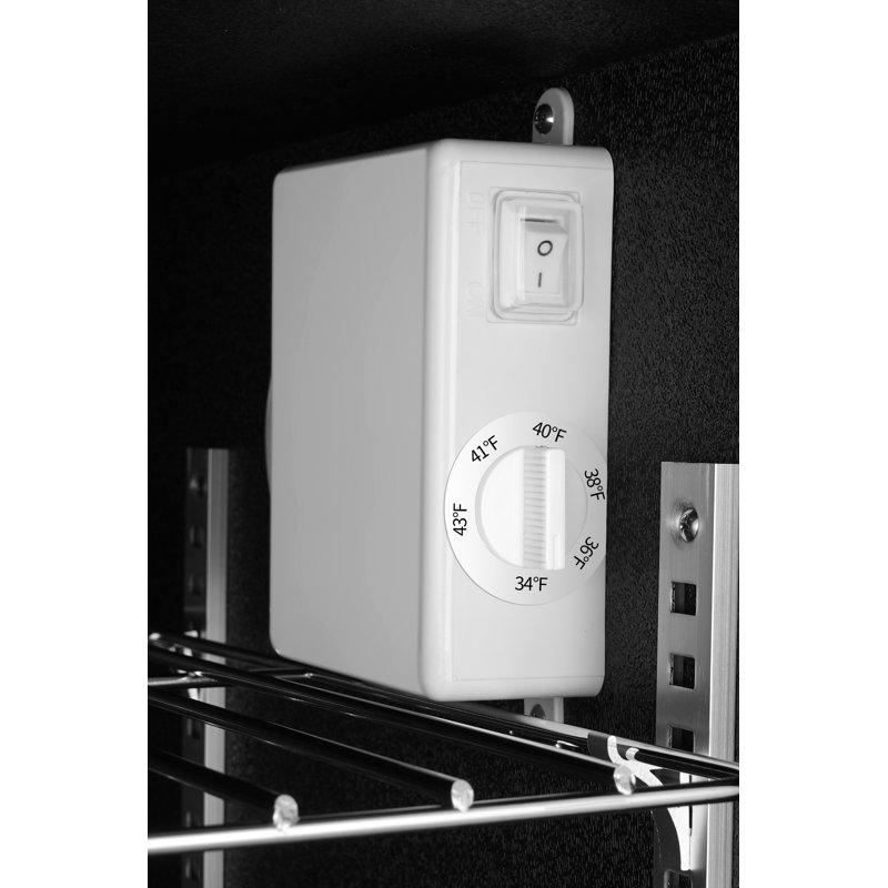 Réfrigérateur à boissons autoportant Equin, Acier inoxydable