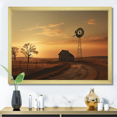 Wind Turbines Industrial Landscape I - Wind Turbines Wall Art
