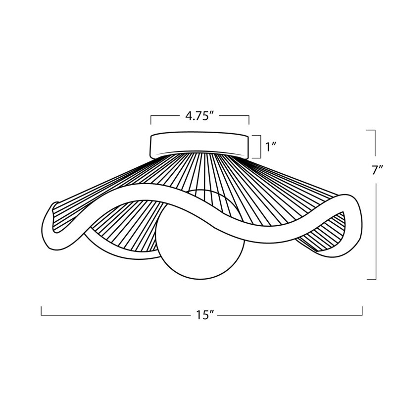 Cafe Flush Mount