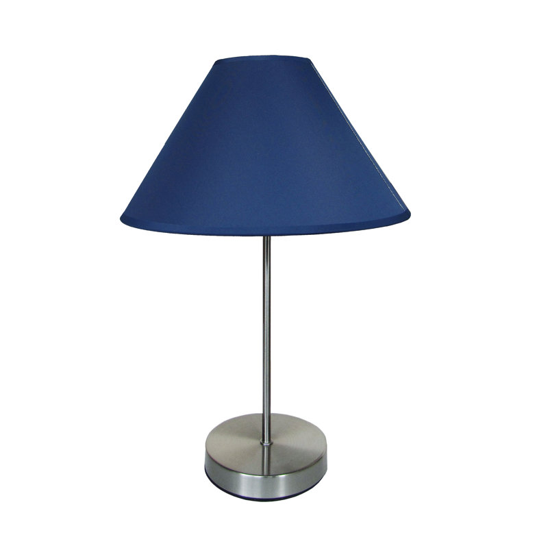 Merna Metal Table Lamp, Navy Blue