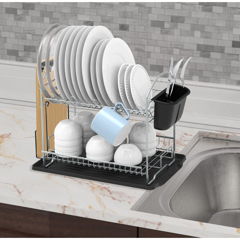 Stainless Steel Dish Rack, Silver