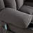 Swinging Recliner Massage Heated Sofa, w'USB And 2 Cup Holders In Side Pockets-389386498