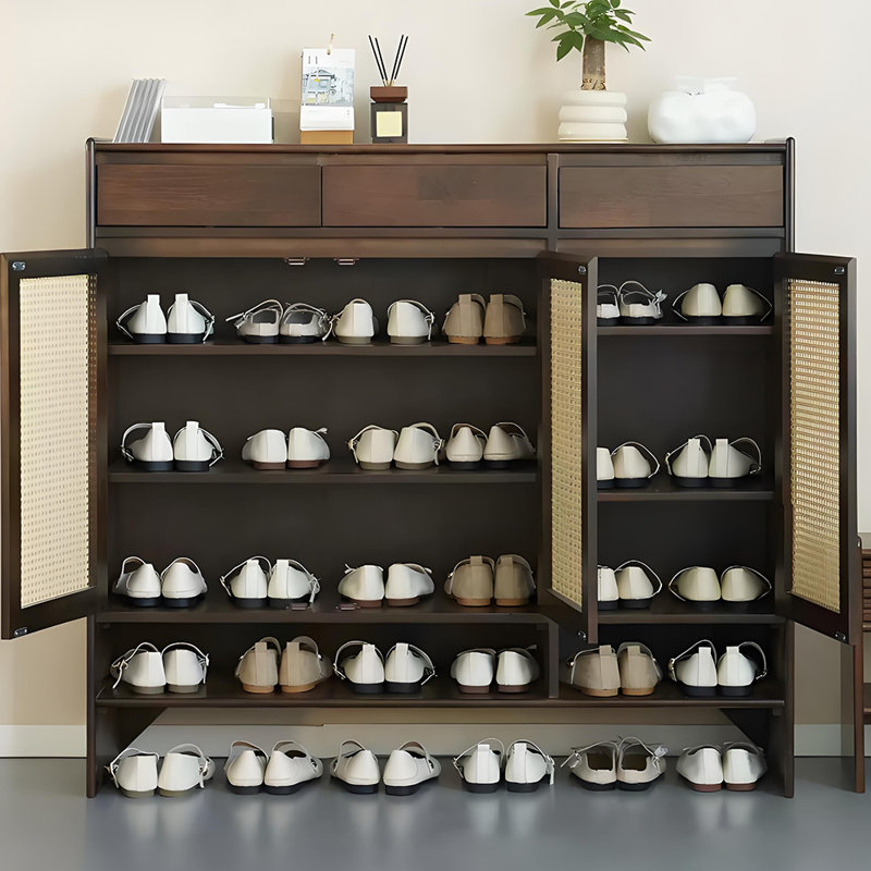 Armoire à chaussures avec rangement rétro