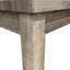 Table de salle à manger 5 pièces pour comptoir, table carrée en chêne 36 pouces avec 4 tabourets en mélange de lin, style Mid-Century moderne, 4 places, finition bois grain foncé, bois franc d'ingénierie transitionnel de 36 pouces de hauteur, assemblage facile