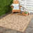 Swirling Garden Martha Stewart Performance Floral Indoor/Outdoor Area Rug-21411973