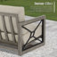 Ensemble de conversation pour patio en aluminium avec coussins Sunbrella pour 5 personnes Marindo-16954889