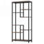 6-Tier Rustic Brown Industrial 8-Shelf Etagere Bookcase Storage