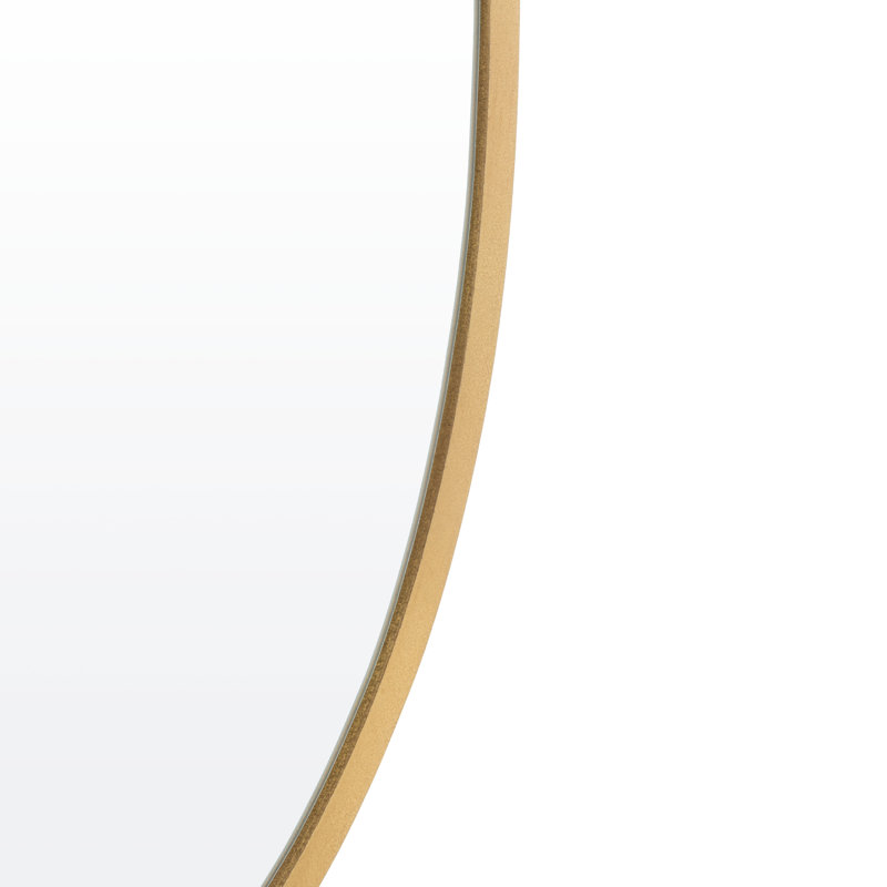 Gerniot Flat Wall Mirror, Gold