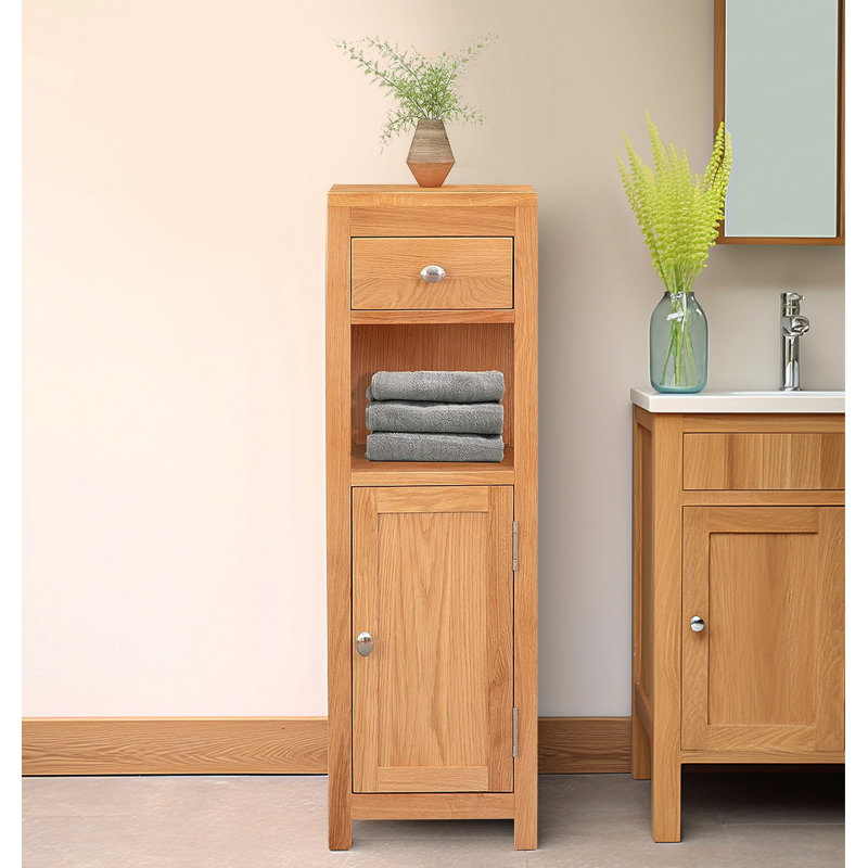 Hatcher Solid Wood Bathroom Cabinet