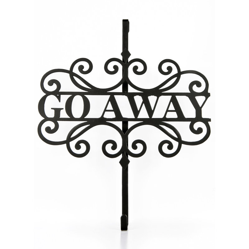 Porte-couronne The Holiday Aisle® Halloween, H 17,25 po x l 4,25 po x P 14,1 po