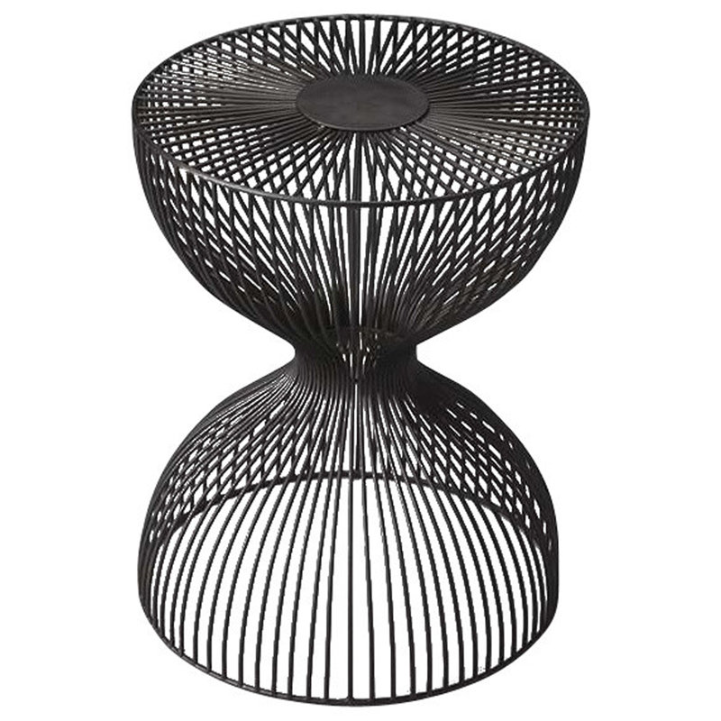 Nicholas Metal Side Table, Black