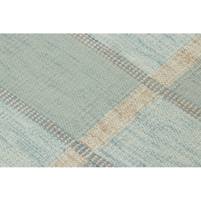 Scandinavian Wool Geometric Area Rug, Rectangle 9' x 12'