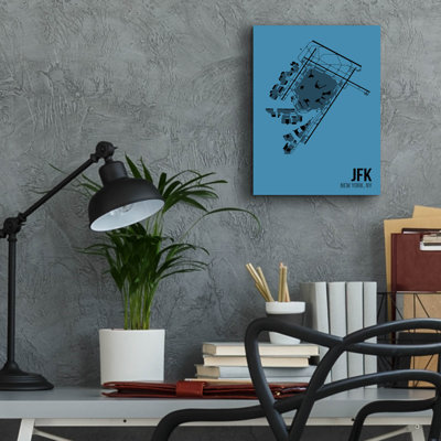 'JFK Airport Layout' by O8 Left, Acrylic Glass Wall Art