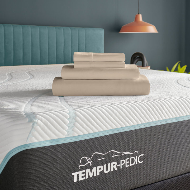 Tempur-Classic Cotton Sheet Set, King Sheet Set + 1 Fitted Sheet/2 King Pillowcases, Sandstone