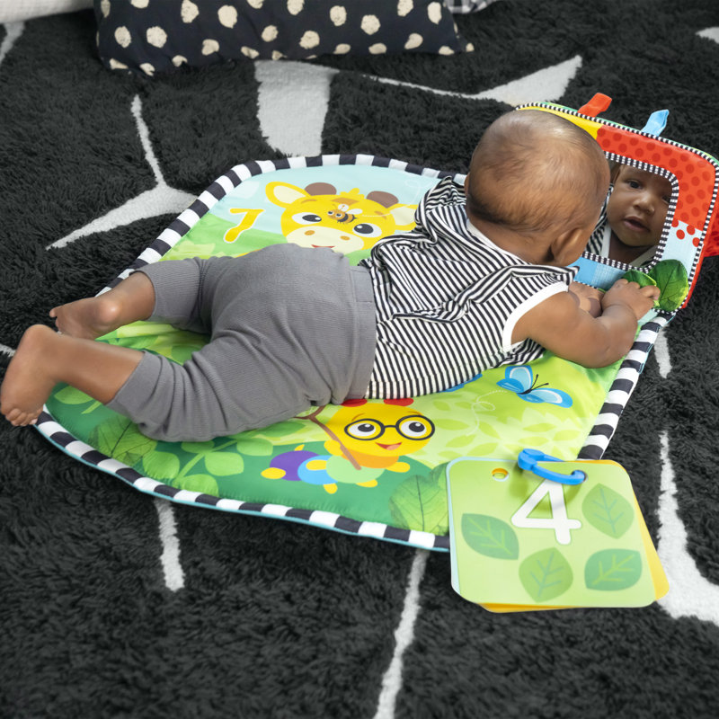 Tapis et miroir Discovery Garden Tummy Time