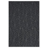 Tapis à motif raffiné raffiné gris foncé