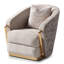 Fauteuil demi-tonneau Carmela