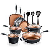14 - Piece Non-Stick Aluminum Cookware Set