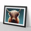 Highland Cow Portrait Vol.4 - Framed Print-37582329-37582331