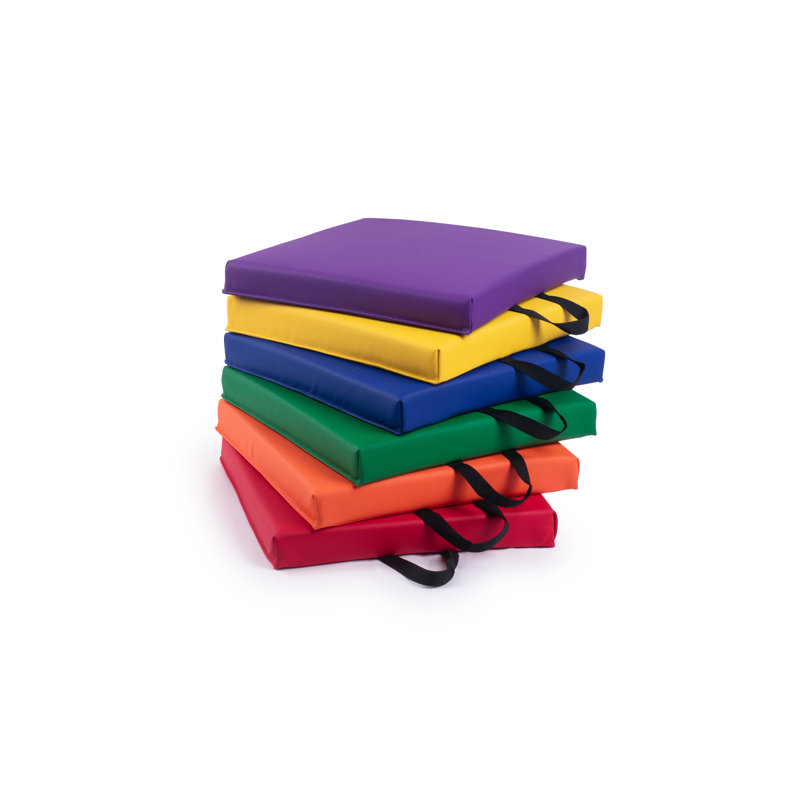 Ensemble de 6 coussins de sol en vinyle Bintiva