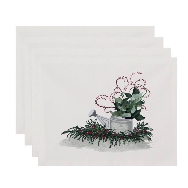 Napperon de 18 po garden’s Holiday Delight