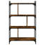 Westmalle 76cm W Steel Etagere Bookcase-2028318364-2027958638