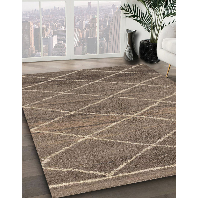 Geometric Indoor Rug, Square 5'