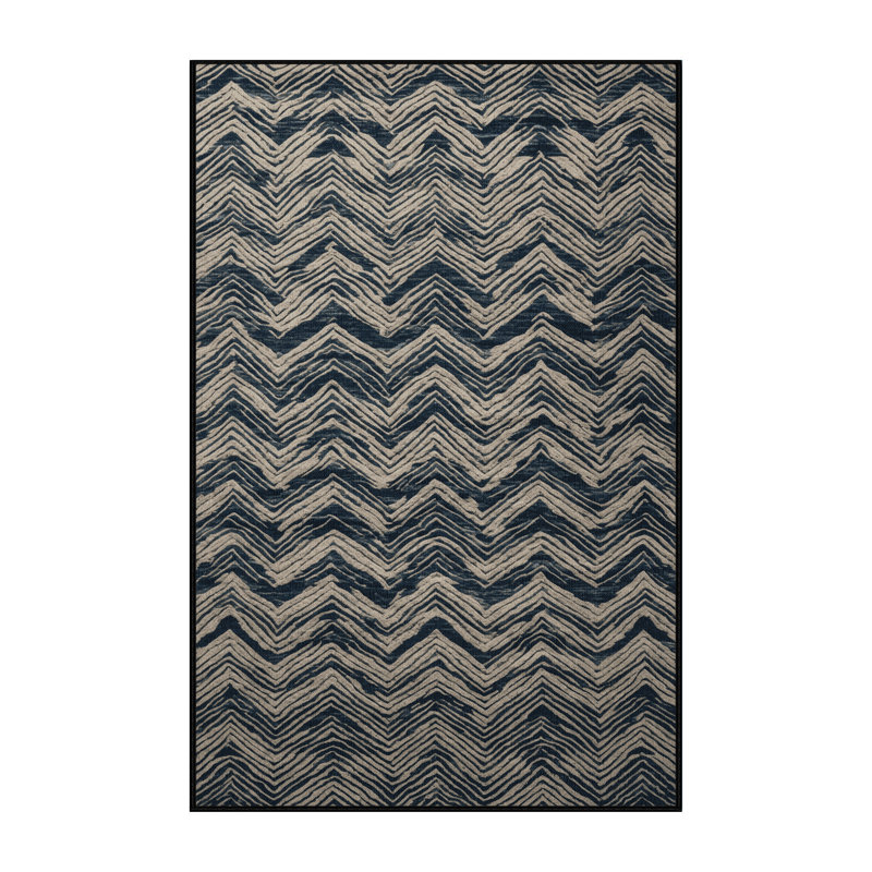 Tapis gris art déco lavable à la machine, Tapis de couloir 2 pi x 4 pi