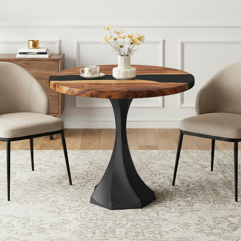 Table de salle à manger Lithe, 30.3"H x 35"L x 35"W