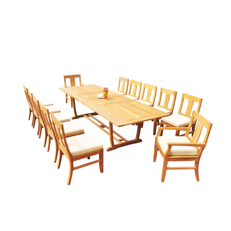 Ensemble de salle à manger Mas Teak, 12