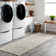 Latrissa Moroccan Flatweave Wool Charcoal/Cream Area Rug