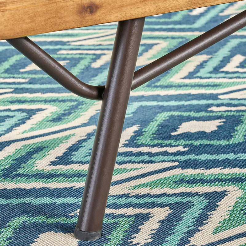 Causeuse d'extérieur avec table basse Canoga