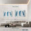 Kerner Blue Feathers On Wood-108145045