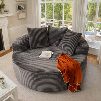 Canapé de compression rembourré Nathasa pour salon, chambre à coucher, cinéma maison