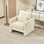 Chaise d'appoint, fauteuil rembourré en chenille