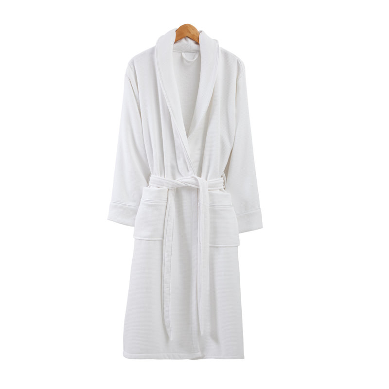 Peignoir majestueux 100% coton unisexe majestueux Majesty, M, Blanc