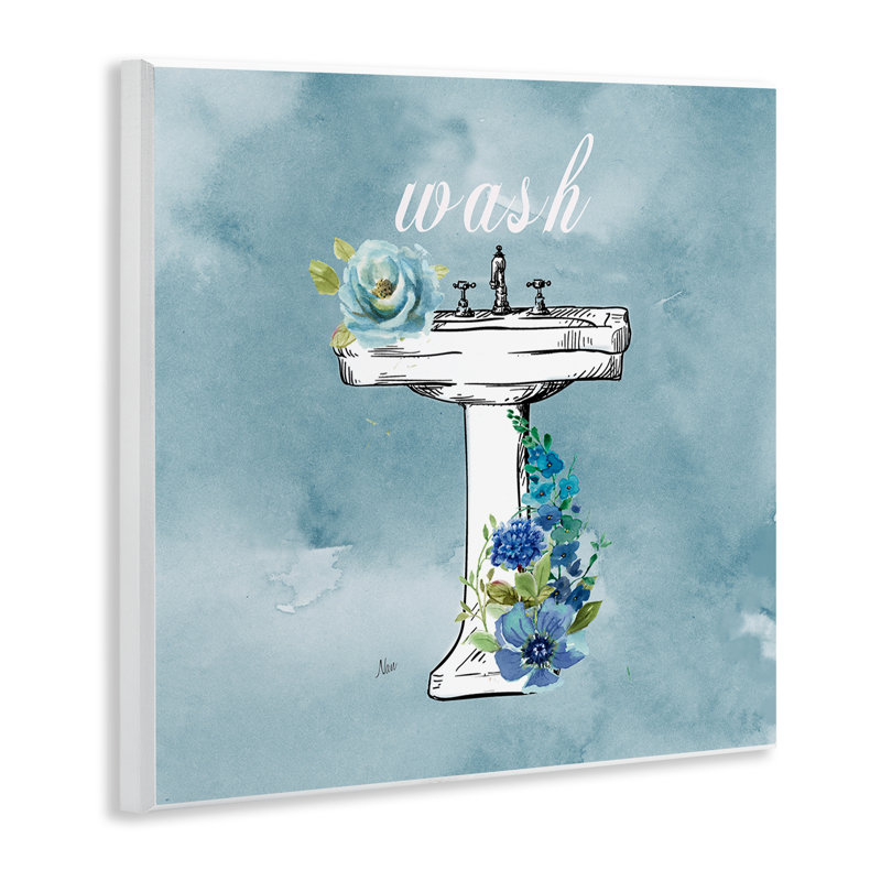 Plaque murale Floral Floral Rules, par Nan