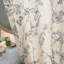 Rideaux en lin à motif floral avec œillets-519072078