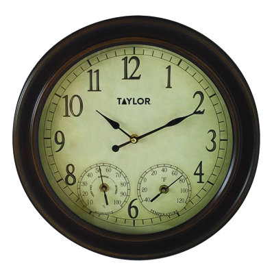 Clock/Thrm/Hyg 14 Brn