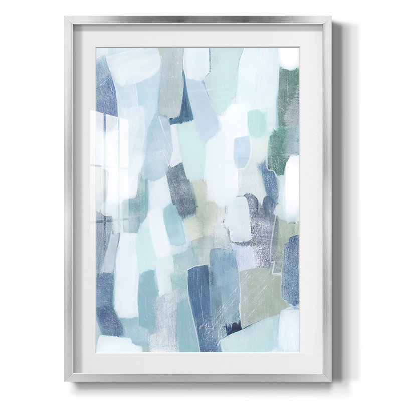 «Dusky Gale II», reproduction encadrée, Papier avec cadre argenté, Blanc